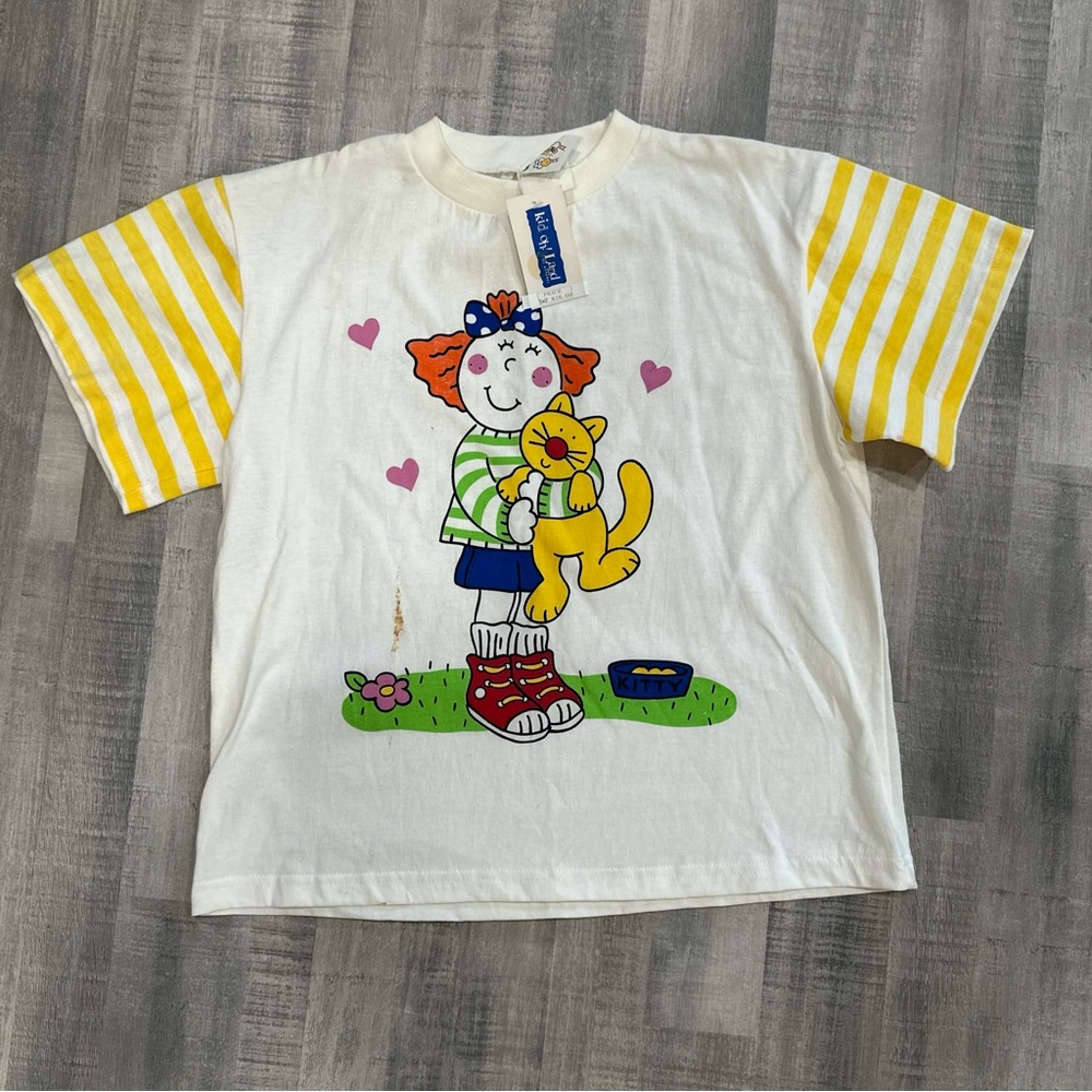VTG 90s Quackers Kids T Shirt 6x
